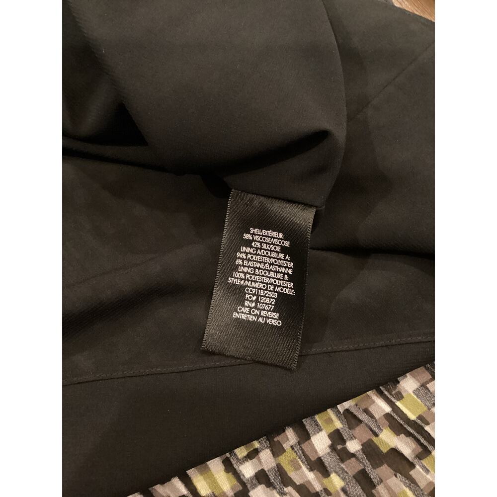 Alice + Olivia Black and Cream Mini Dress - Picture 9 of 9